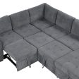 U-Shaped Sofa Sectional Sofa Pull-Out Sofa Bed With A Storage Chaise Lounge, Charging Devices For Living Room Online now