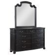 Celina - 9-Drawer Dresser With Mirror - Black Discount