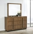 Terrace - 6-Drawer Dresser And Mirror - Ash Brown Cheap