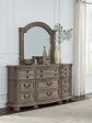 Ardenfield - Light Brown - Dresser And Mirror For Cheap