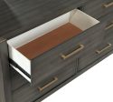 Kieran - 6-Drawer Dresser With Mirror - Gray Sale