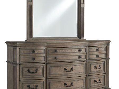 Ardenfield - Light Brown - Dresser And Mirror For Cheap