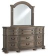 Ardenfield - Light Brown - Dresser And Mirror For Cheap