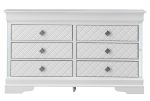 Verona - Stylish Dresser - Silver Champagne For Sale