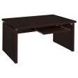 Skylar - L-Shape Desk With Mobile File Cabinet - Cappuccino Supply