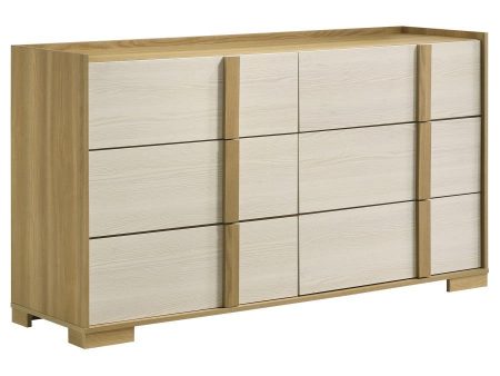 Hyland - 6-Drawer Dresser - Natural Fashion