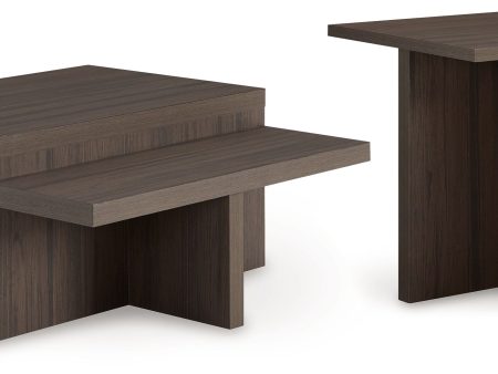 Zendex - Brown - Occasional Table Set (Set of 2) Supply