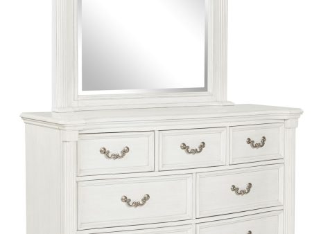 Montelaine - Antique White - Dresser And Mirror Online Sale