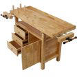 Wood Workbench For Garage Workshop And Home - Natural Discount