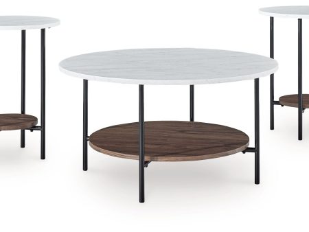 Wrenwich - Brown   Black   White - Occasional Table Set (Set of 3) Online