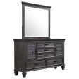 Franco - 5-Drawer Dresser With Mirror Cheap