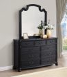 Celina - 9-Drawer Dresser With Mirror - Black Discount