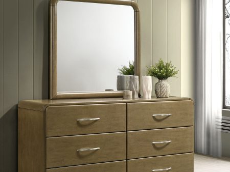 Amsbury - 6-Drawer Dresser And Mirror - Nutmeg Online