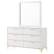 Kendall - 6-Drawer Dresser With Mirror Discount