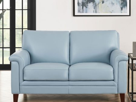 Westcott - Leather Loveseat on Sale