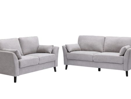 Damian - Woven Fabric Sofa Set Online now