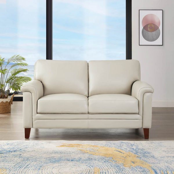 Westcott - Leather Loveseat on Sale