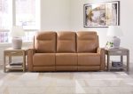 Tryanny - Butterscotch - Power Reclining Sofa With Adj Headrest For Cheap