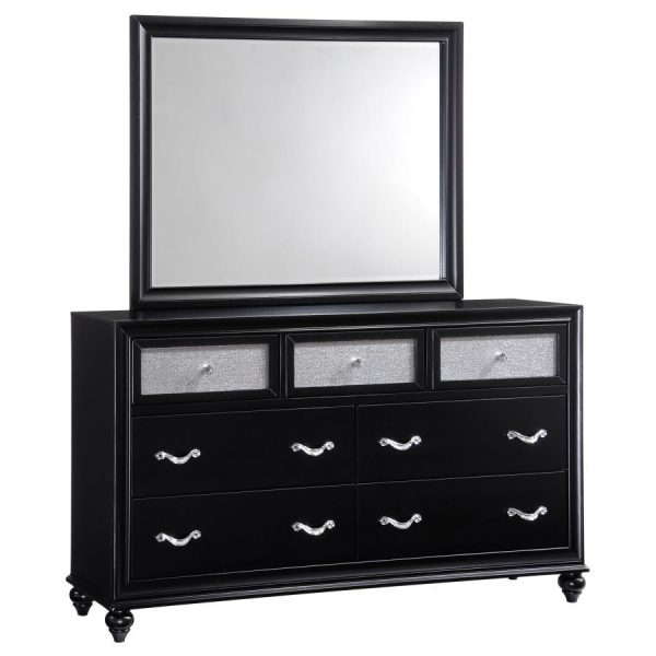 Barzini - 7-drawer Dresser With Mirror For Cheap