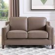 Bella - Top Grain Leather Loveseat on Sale