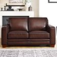 Aiden - Leather Loveseat Online Sale