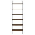 Owens - 3-Piece Wall Mounted Bookshelf Set - Walnut Hot on Sale