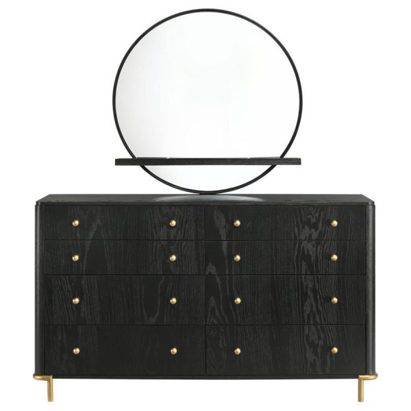 Arini - 8-Drawer Bedroom Dresser With Mirror For Cheap