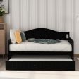 Wooden Daybed With Trundle Bed, Sofa Bed For Bedroom Living Room For Discount