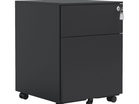 2 Drawer Mobile File Cabinet With Lock Steel File Cabinet For Legal   Letter   A4   F4 Size   Home   Office Design Sale