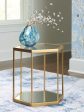 Veerwick - Gold Finish - Accent Cocktail Table on Sale