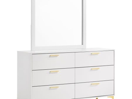 Kendall - 6-Drawer Dresser With Mirror Discount