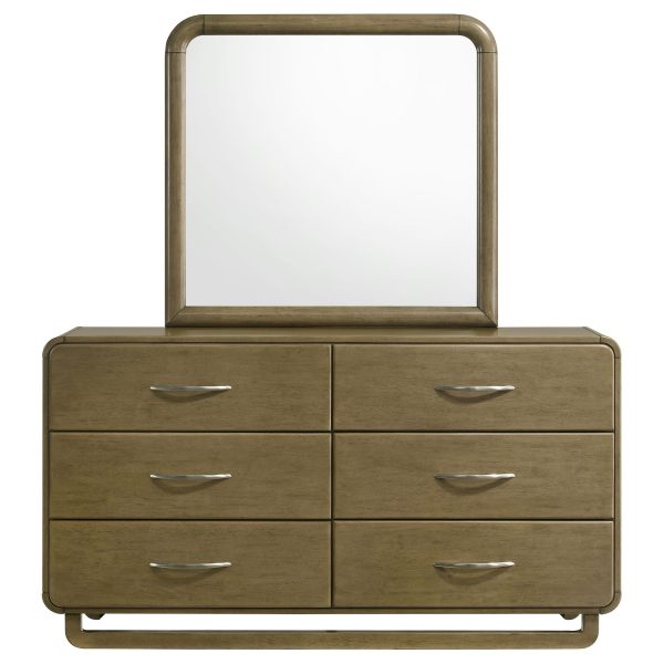 Amsbury - 6-Drawer Dresser And Mirror - Nutmeg Online