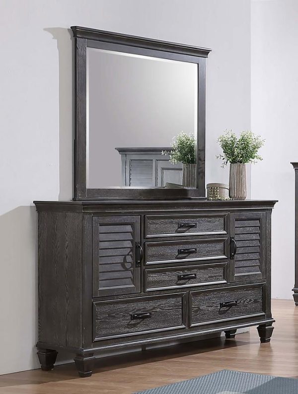 Franco - 5-Drawer Dresser With Mirror Cheap