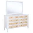 Bexhill - 10-Drawer Dresser And Mirror - White For Discount