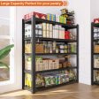 Tall Metal Shelves With Removable Dividers Are High Capacity And Load Bearing For Garages, Kitchens And Offices For Discount