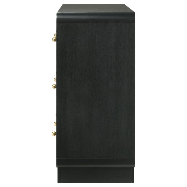 Cavelle - 6-Drawer Dresser Cabinet - Black For Discount