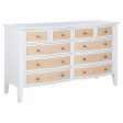 Bexhill - 10-Drawer Dresser Cabinet - White Sale