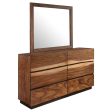 Winslow - 6-Drawer Dresser With Mirror - Smokey Walnut For Discount