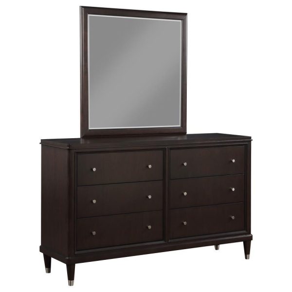 Emberlyn - 6-Drawer Dresser With Mirror - Brown Online Hot Sale